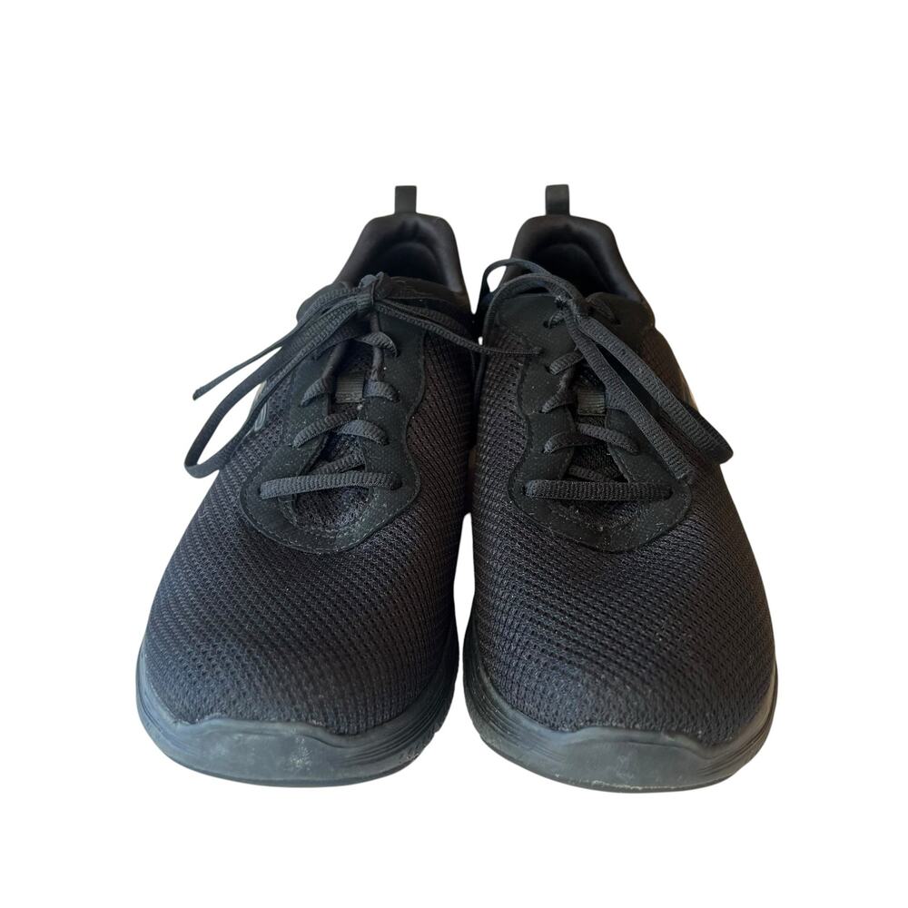 Skechers Flex Lite Air-Cooled Memory Foam Black Walking Shoes Women’s 10 EUC
